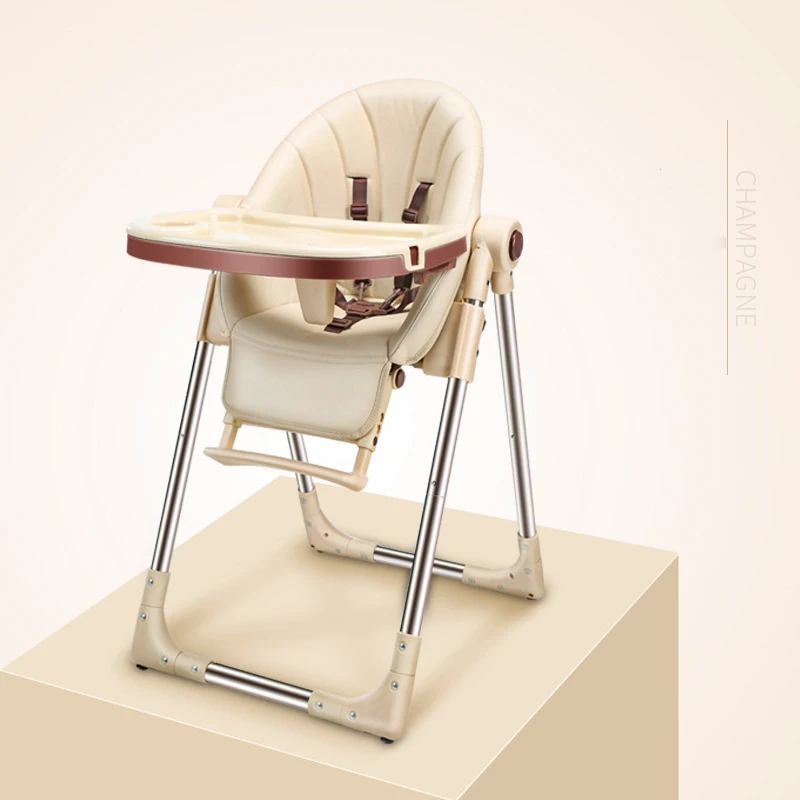 Регулируемый стульчик для кормления младенцев, обеденный стол, многофункциональный складной портативный стул для кормления детей