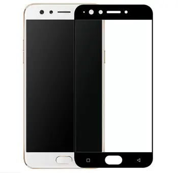 

100pcs/Lot 2.5D Full Cover Tempered Glass Screen Protector Film For OPPO R15 A57 R11S R11Splus Anti-fingerprint camdems
