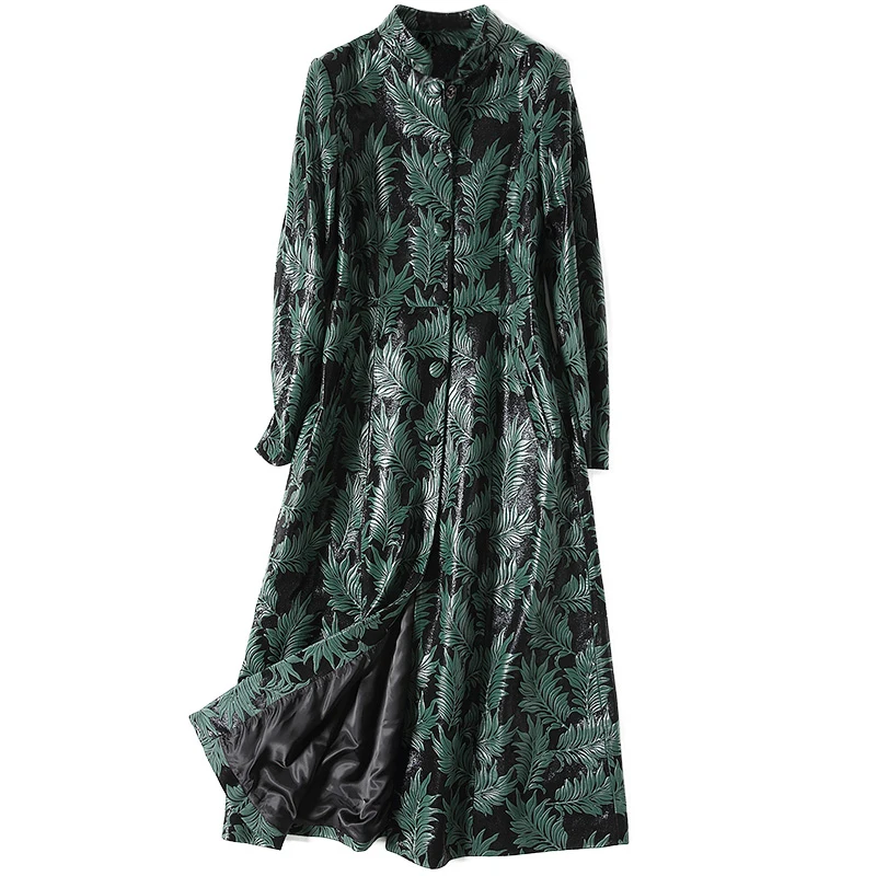 

Autumn Winter Coat Women Clothes 2018 Sheepskin Coat Korean Real Genuine Leather Jacket Women Windbreaker Slim Long Coats ZT873