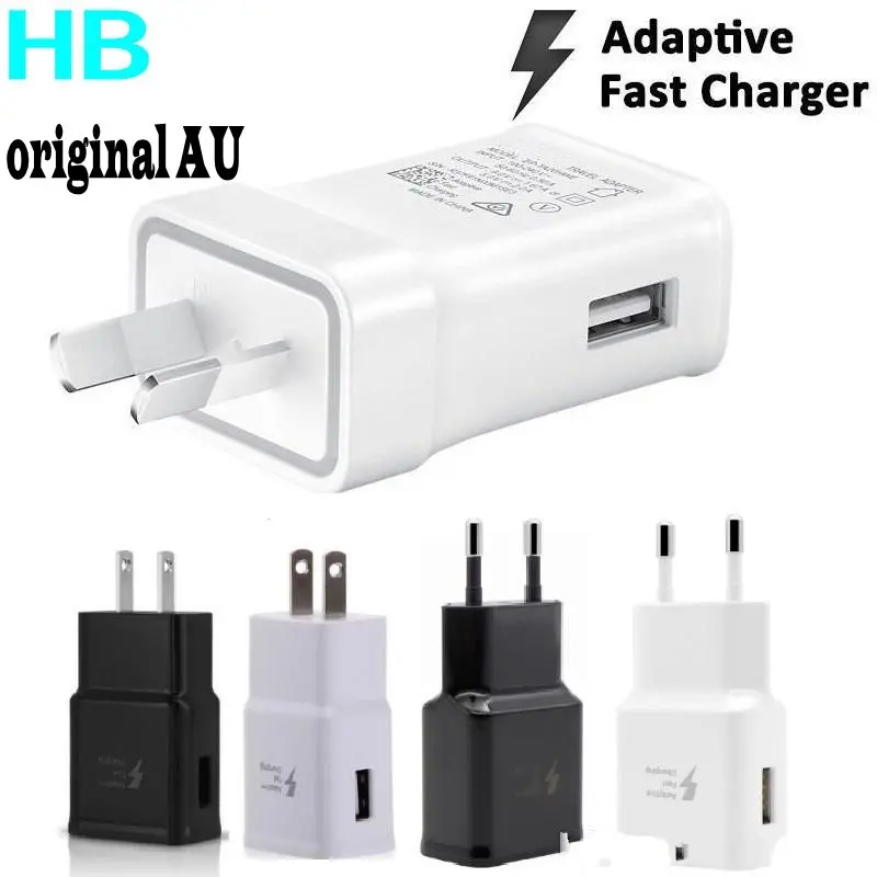 

Fast adaptive charging eu us au 5V 2A 9V 1.67A wall charger power adaptor for samsung s7 s8 edge note 8 iphone 7 8 android phone