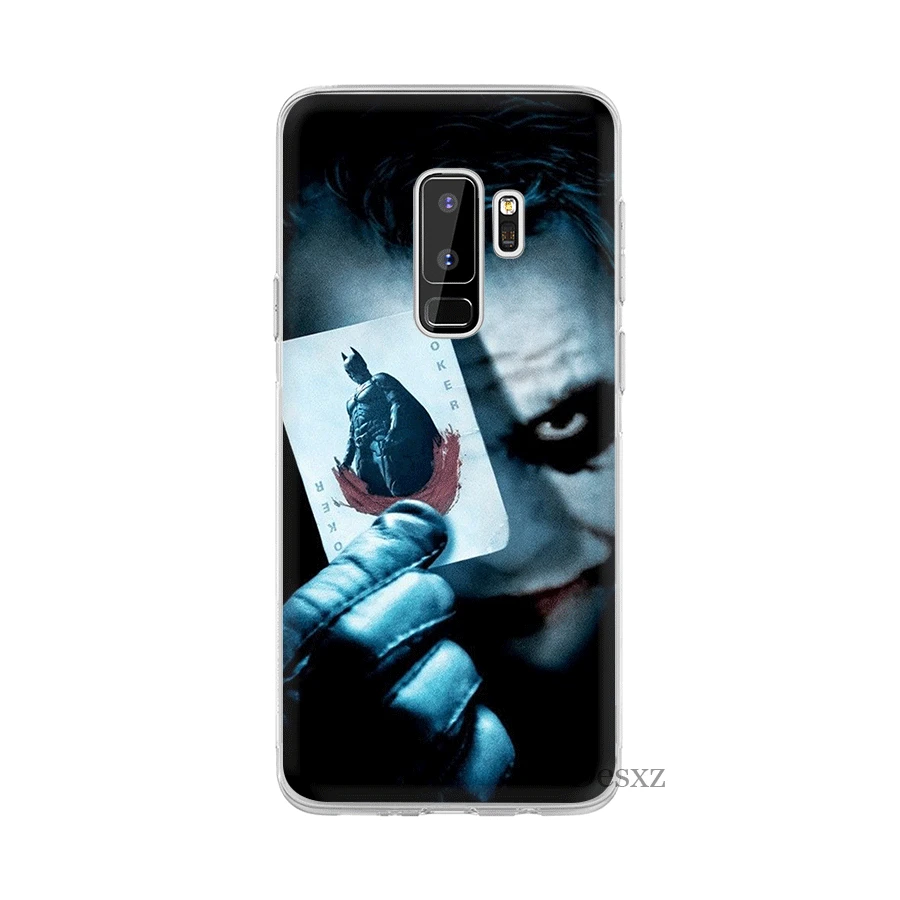 Чехол с Бэтменом и джокером для Samsung M10 M20 M30 M40 S6 S7 Edge S8 S9 S10 Plus S10e Note 8 9 10 милый