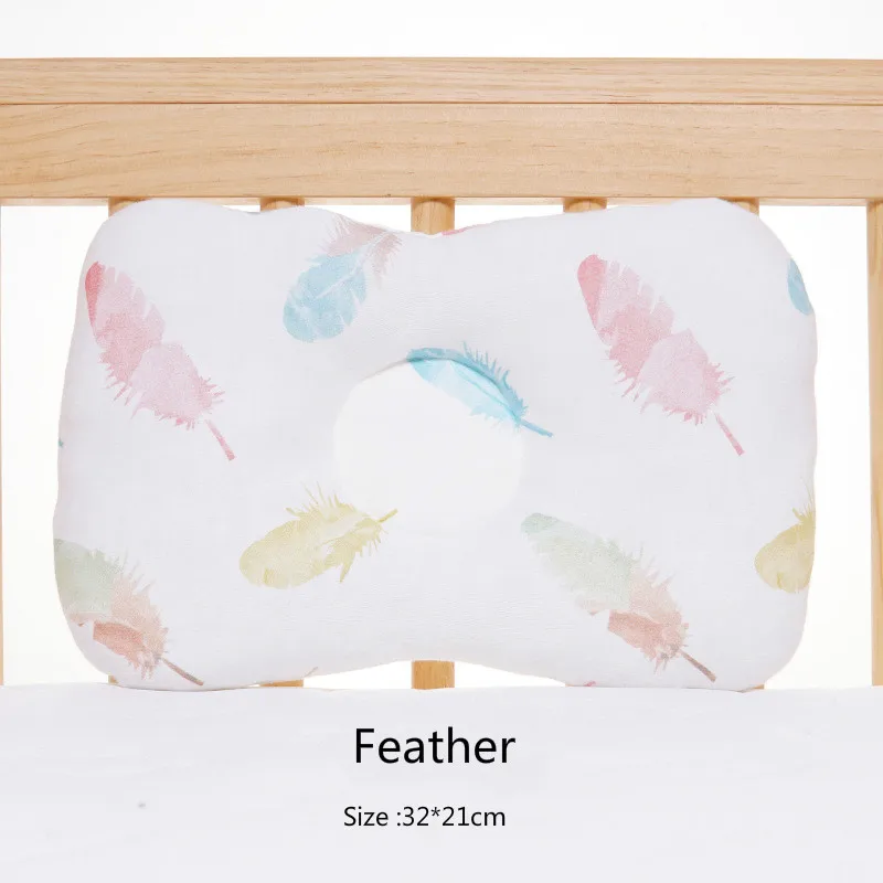 

MuslinTree baby pillow protection toddler muslin cotton flat head pillow bedding set