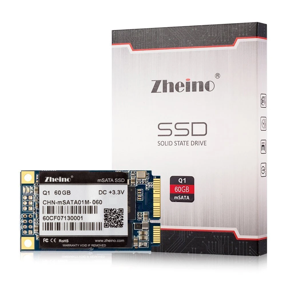 Zheino MLC 32 Гб SSD mSATA SATAIII 6 ГБ/сек. NAND флэш Внутренний твердотельный накопитель для ПК ноутбук