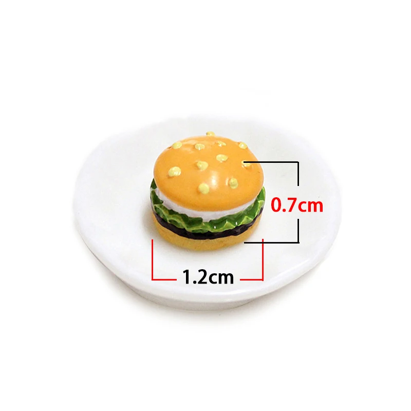 Мини гамбургер дополнение для слизи бисера дополнение подвески для поставки слаймов DIY полимерный наполнитель аксессуары Lizun моделирование