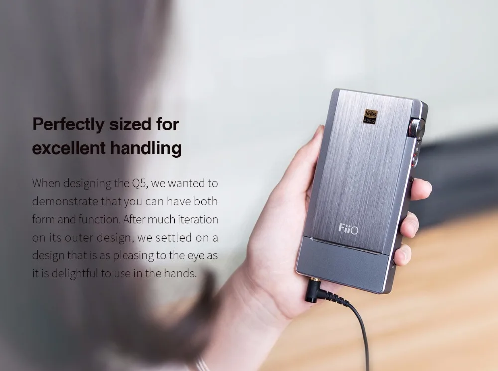 FIIO Q5 Bluetooth и dsd-способный Портативный HIFI усилитель DSD DAC чип высокого разрешения USB усилитель для наушников для Apple декодер MFi