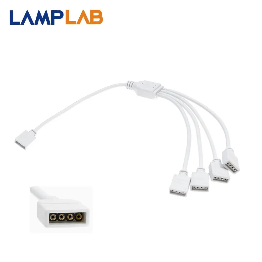

LED Strip Connector 4 Pin 5 pin GB RGBW Connector 1 to 2 3 4 splitter extension Cable Wire for RGB LED Strip RGB