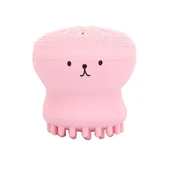 

Beauty Face Skin Care Cleaning Tools Cute Octopus Jellyfish Facial Cleansing Brush Facial Puff Massage Exfoliating Wash Tool