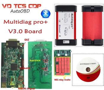 

Newest VD TCS CDP Multidiag pro+ V3.0 Green Board 2016.R0 software obd obd2 diagnostic scan tool With Bluetooth USB cars truck