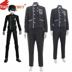 CostumeBuy индивидуальный заказ Danganronpa V3 Косплей Saihara Shuichi костюм аниме для косплея игра школьная форма костюм наряд с шапкой