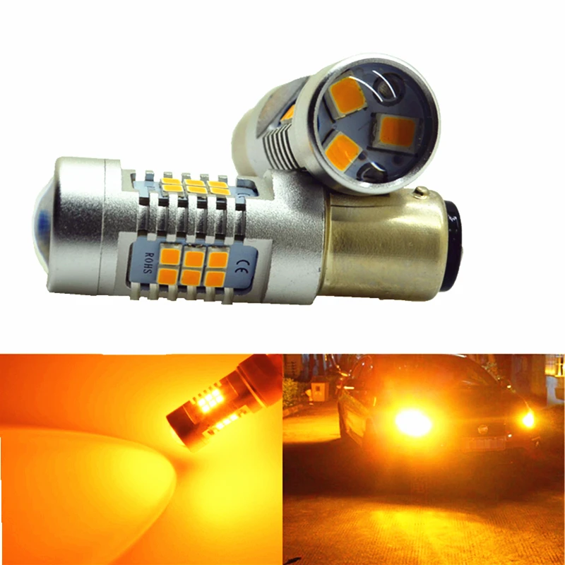 

2pcs Super Bright! S25 21SMD Led 1156 BAY15D P21/5W Auto Car Signal Reverse Led Lights 12V 24V Auto Led Bulb Lamp