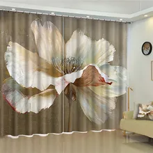 3D оконные занавески s затемненные для гостиной, занавески для спальни, японские занавески на дверь, портьеры, Индивидуальный размер для влюбленных и семьи