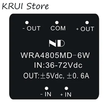 

WRA4805MD-6W 2pcs best quality isolated power module supply 48v to 5V dual output step-down converter free shippping
