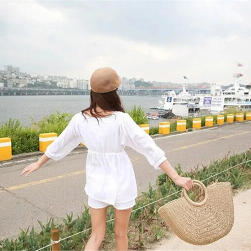 Multi-styles Straw Bags Handmade Summer Woven Beach Ladies Shoulder Bag Bohemia Bali Travel Female Holiday Handbags