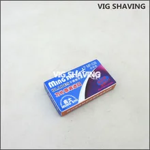 100 шт./лот, 5 шт. в маленькой коробке, двухсторонняя Безопасная бритва Mingshi blade
