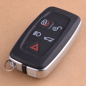 

DWCX Car Styling 5 Button Remote Key Shell Case Fob fit for Land Rover LR4 Range Rover/Sport 2010 2011 2012 2013 2014 2015