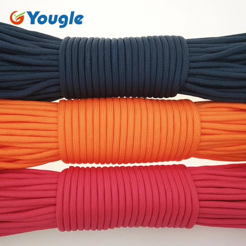 YOUGLE Paracord 550 парашютный шнур веревочка Mil Spec type III 7 нитей 100FT оборудование для альпинизма кемпинга выживания 39-45