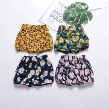 6 Styles Summer Baby Girls Boys Bread shorts Newborn Baby bloomers Baby Girl Flowers Pattern Shorts toddler Trousers PP Pants