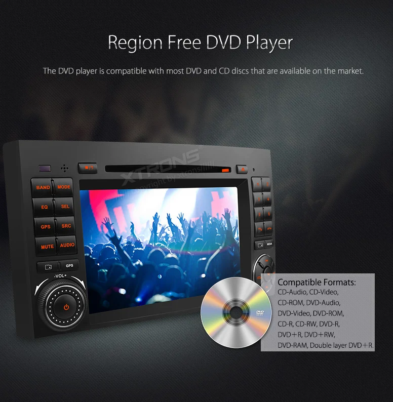 Sale XTRONS 7 inch 2 Din Radio Car DVD Player CANbus GPS Navigation for Mercedes Benz B-Class W245 2005-2011/A-Class W169 2004-2012 13