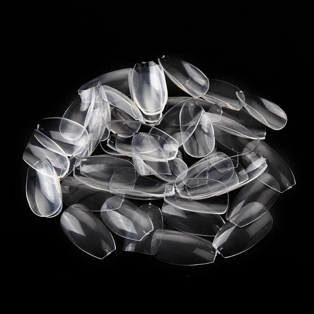 Pontas das Unhas Salões de Beleza do Unha e Diy Atacado Bolsas Lote Curto Caixão Bailarina Unhas Postiças A0498xx 10 Tamanhos-para 100 - 6 Unhas postiças