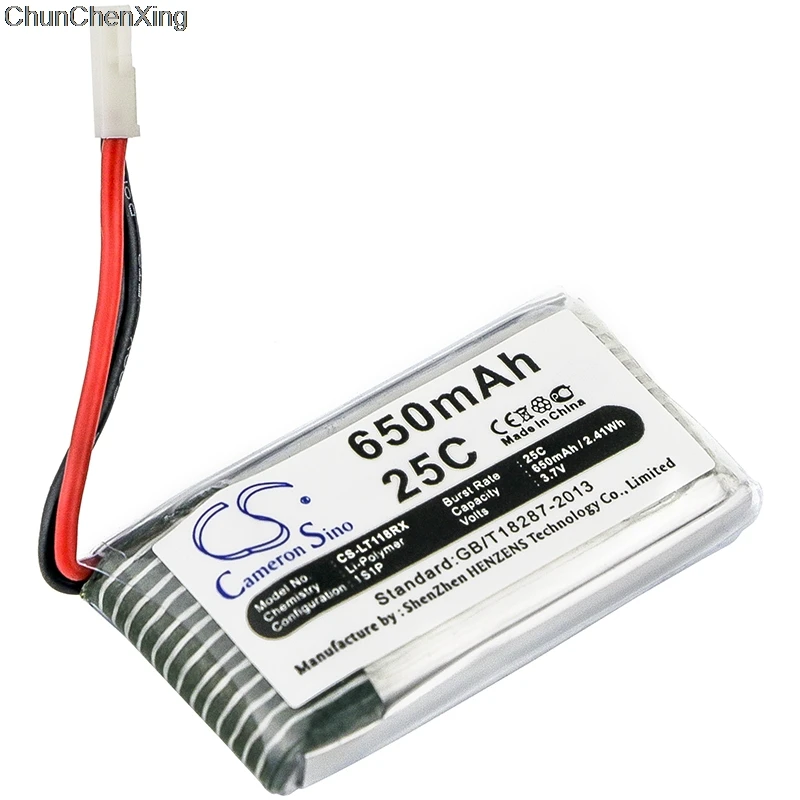 Cameron Sino 650 мАч аккумулятор для SYMA CX 30 F5C V929 Walkera QR X5 X5A X5C 1 X5SC X5SW|Цифровые