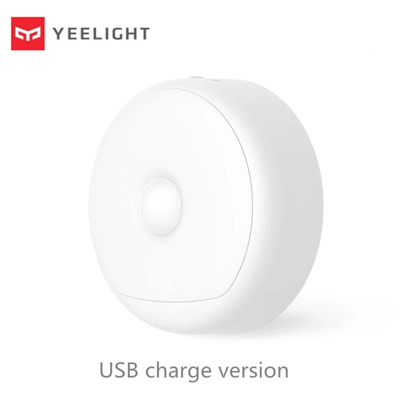 

Original Yeelight Smart Motion Sensor LED Night Light Rechargeable Wall Lamp Wardrobe Lights Bedside Lamp for Children Baby