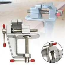 Новое поступление 3," Алюминиевый миниатюрный маленький хобби ювелира зажим на стол и скамья Мини инструмент тиски мулити-функциональный