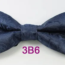 YIBEI coahella галстуки темно-синий галстук Классический Пейсли Butterflys сплошной цвет мужской регулируемый галстук-бабочка унисекс Borboletas брак