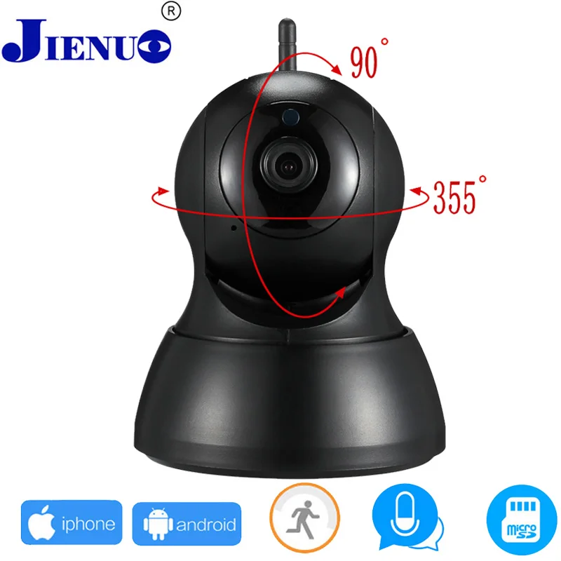 JIENU 720P IP Camera Wi Fi Wireless Surveillance font b Night b font font b Vision