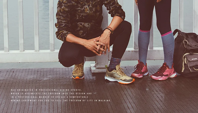 Rax уличная спортивная обувь для мужчин дышащая женская обувь для бега женские спортивные кроссовки сетчатая спортивная обувь для бега