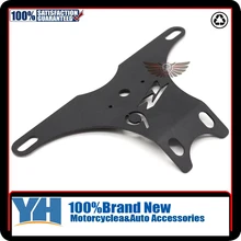 Suporte de Suporte Da Placa De Licença da motocicleta Placa de Licença Número Da Placa Gancho Da Cauda Tidy Bracket Para YZF R6 2006 07 08 09 10 11