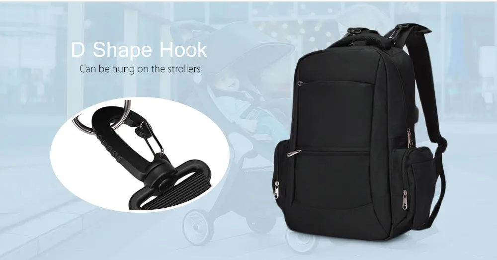 Diaper Bag Large Capacity Multifunctional Backpack Maternity Bag  (9)