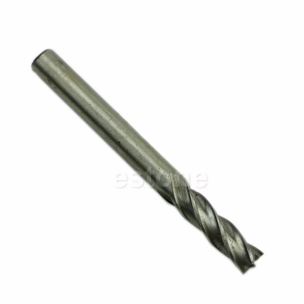 

New HSS CNC Straight Shank 4 Flute End Mill Cutter Drill Bit Tool 6mm