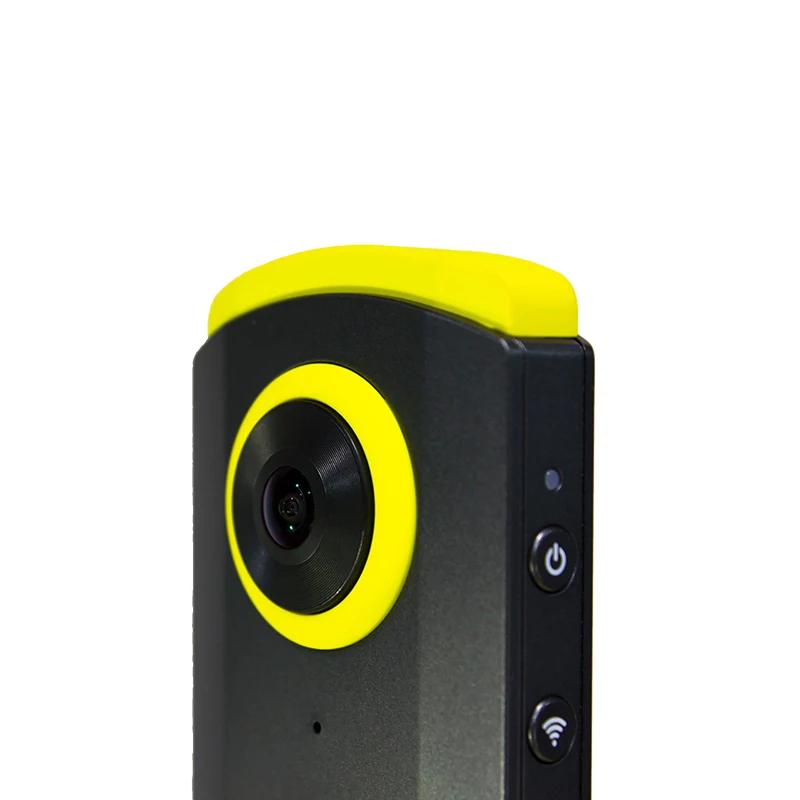 DETU Twin 360 градусов видеокамера К 3 K HD VR рыбий глаз панорамная камера WiFi Спортивная