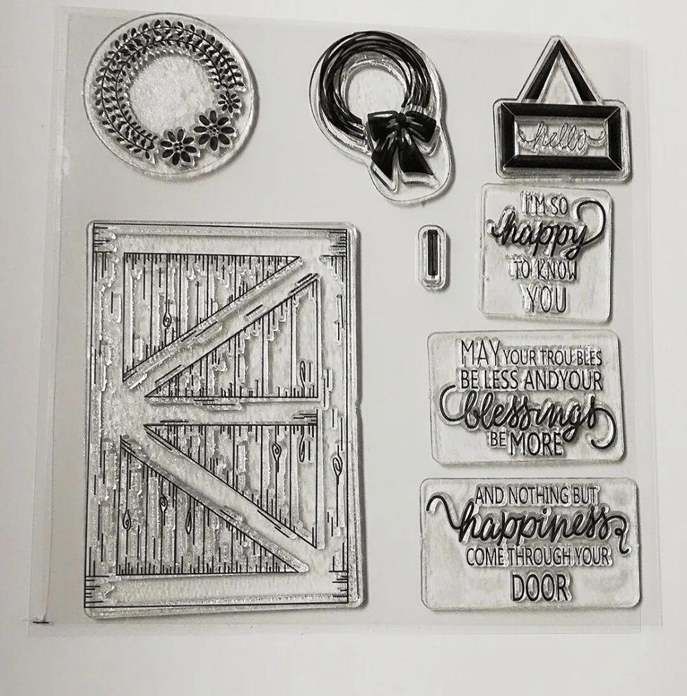 Clear Stamps Scrapbook DIY photo cards account rubber stamp11*16 Small Orders Accepted | Канцтовары для офиса и дома