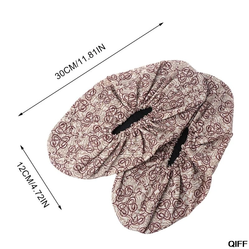 Чехол для обуви цветочный водонепроницаемый нескользящий пыленепроницаемый домашний протектор Универсальные ботинки тапки сандалии