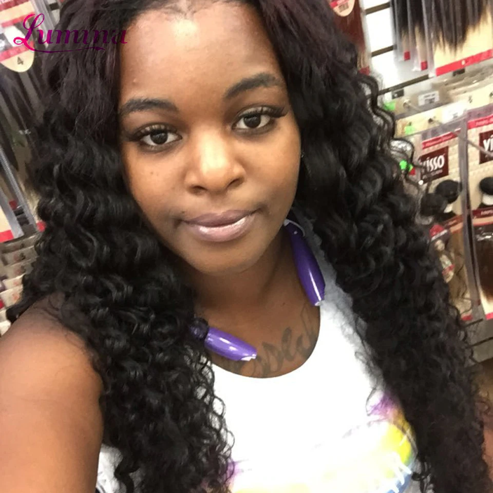 Virgin Brazilian Deep Curly Closure Brazilian Human Hair Closure
