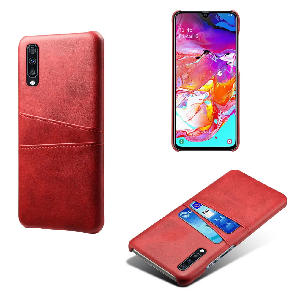 Кожаный чехол для samsung Galaxy A70 A60 A50 A30 M30 M20 S10 Lite Plus A8S A6S A7 A9 A8 A6 J8 J6 J4 с карманом для карт чехол