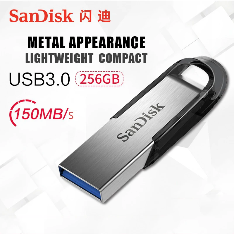 SanDisk USB флэш-накопитель 128 ГБ 16 ГБ 130 МБ/с. ULTRA FLAIR Memory Stick перо диски 64 ГБ флешки 3,0 32 ГБ флэш-диск U диск для ПК