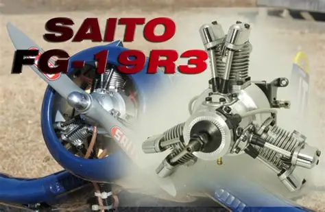 Двигатели Saito FG 19R3 19cc 3 цилиндровый бензиновый радиальный двигатель для модели