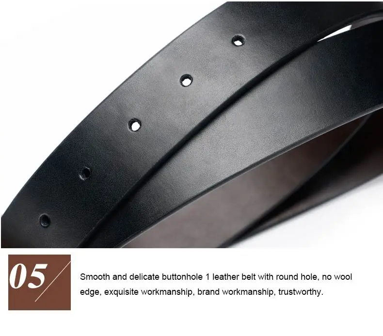 DOULILU Double-sided available Two-layer leather pin buckle belt Men's double-sided leather casual fashion belt rotation buckle  For Men Jeans Casual Belt Pin Buckle Masculine Cummerbund1 (15)