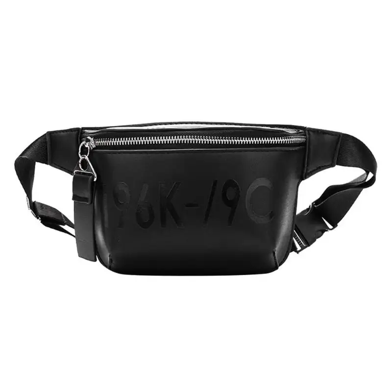 

New Leather Zipper Waist Fanny Pack Women Belt Waist Bag for Girls Shoulder Crossbody Messenger Chest Belt Bag Handbags Pouch