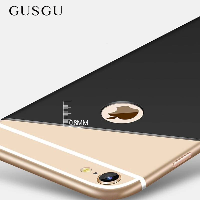 

GUSGU Luxury Ultra Thin Back Matte Soft Silicone Case for iPhone 6 Case Full Cover For iPhone 6S PLUS Phone Cases