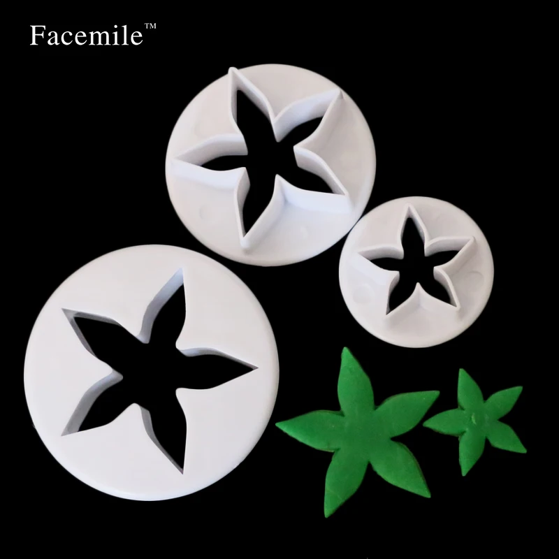 

Fondant Star Flower Cake Plunger Biscuit Cookies Cutter Diy Mold Christmas Plunger Cutters Sugarcraft Icing Decoration Mould