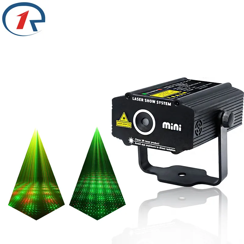

ZjRight Red Green Meteor Laser Light Mini Portable projection laser stage light gala party effect light bar ktv dj disco lights