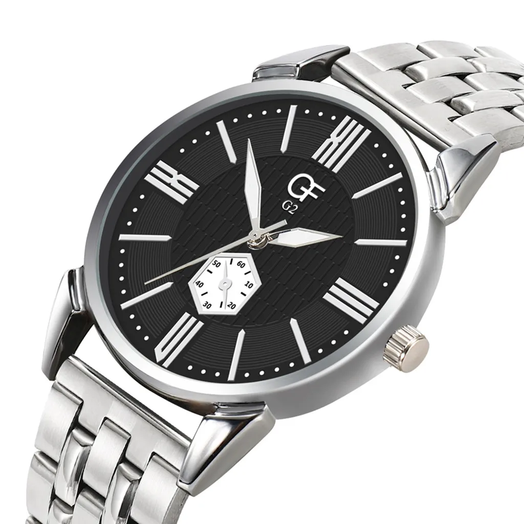 

CCQ reloj hombre 2019 Fashion High-End Men's Quartz Letter Steel With Watch Pointer Light Series Male male clock hour Top Brand