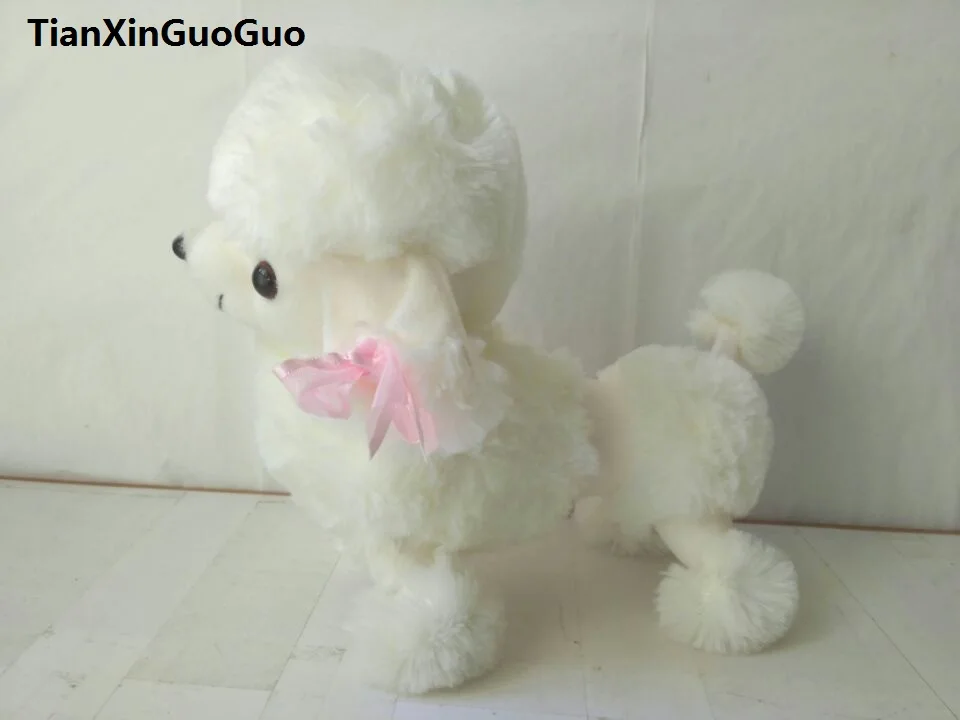 white poodle stuffed animal