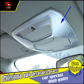 

Car styling For Ford Kuga 2017 ABS Chrome front Skylight switch panel Trim Decorative skylight Button covers trim Decoration
