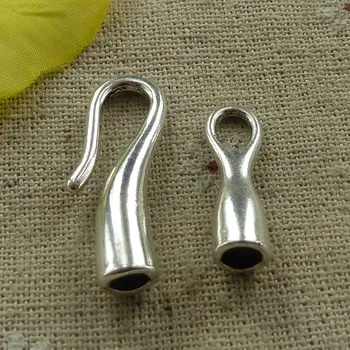 

51 sets tibetan silver nice clasps 31x11`24x7mm #4360