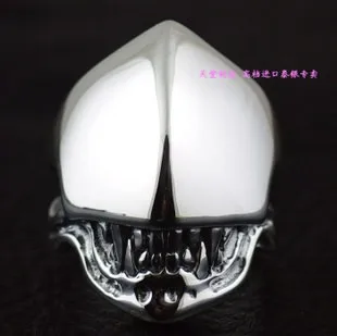

Thailand imports, 925 pure silver ring shaped ring alien invaders