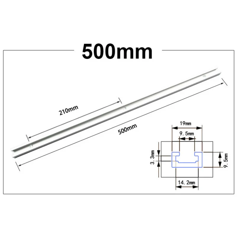 800 мм алюминиевый Т-образный деревообрабатывающий Т-образной Трак/слот 500 мм/600 мм/800 мм Т-треки для стола маршрутизатора Прямая поставка
